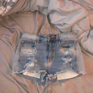 american eagle jean shorts